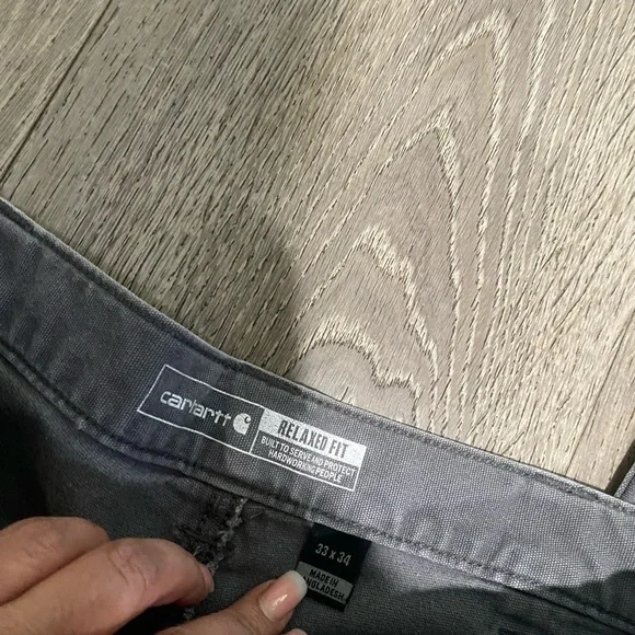 Carhartt Men's Relaxed Fit Gray Jeans - Picture 4 of 5